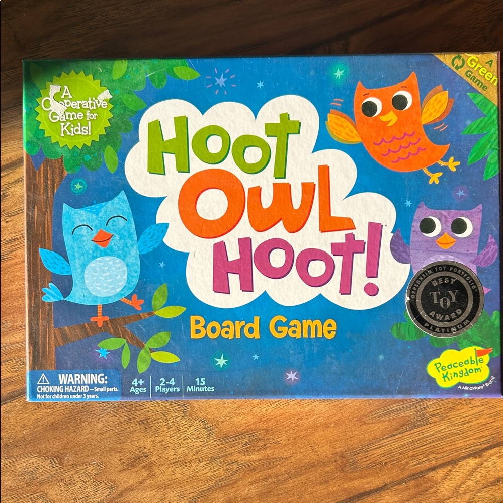 Hoot Owl Hoot! Board Game - Colorful Fun for Kids